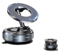 Supporto Telefono Auto Ventosa,portatelefono da automobile,Supporto Magnetico Cellulare Auto,360° Rotazione Pieghevole,Magnete Super Compatibile con tutti i telefoni con iPhone12-16 Pro e Android,Ner