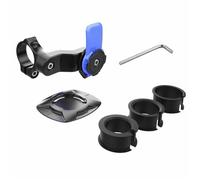 Supporto Telefono Bici Supporto per Telefono da Moto, Ammortizzatore, Supporto per Telefono da Bici, Autobloccante, Anti-Vibrazione, Supporto per Manubrio da Bicicletta(Blue)