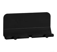 Supporto Telefono da Muro con Ganci Doppio - Base Ricarica Adesiva per Smartphone e Tablet - Angolo Regolabile per Casa Ufficio - Compatibile per iphone per samsung - ABS Nero 14x3x7cm(Black)