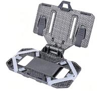 Supporto Telefono Molle da Petto, Supporto Pieghevole, Porta Smartphone Regolabile per Dispositivi da 4.7" a 6.7"(F)