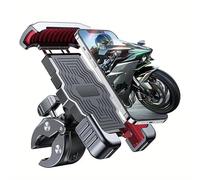 Supporto Telefono Moto per HD FLHR/I Road King 1994-2016, Resistente agli Urti Stabile Nessuno Spostament Angolo di Visione Regolabile A 360° Porta Telefono Moto