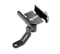 Supporto telefono moto Per Hon@&da Monkey 125 Z125 2008-2025 | Supporto Da Moto In Lega Per Telefono Con Ammortizzatori E Sistema Di Navigazione(A)