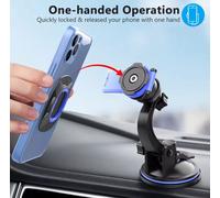 Supporto Telefono Per Auto Compatibile Quad Lock Staffa Con Ventosa Universale