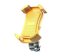 Supporto Telefono per Bicicletta e Motociclo-Porta Cellulare Universale 360° Ruotabile per Manubrio MTB,Bici,Moto-Compatibile con iPhone,Samsung Galaxy,Huawei,Xiaomi,Oppo (Giallo)