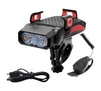 Supporto Telefono per Manubrio Della Bicicletta, Supporto Bici Impermeabile con Luce LED Accessorio Ciclismo Faro per Avventura Esterna