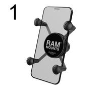 Ram Mount X-Grip w. Ball, porta smartphone male Nero