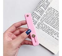 Supporto telescopico per cinturino da dito, universale, in silicone, per telefono, anello per telefono (rosa-14)