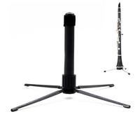 Supporto telescopico per treppiede, base in metallo, pieghevole, musica per flauto e clarinetto, supporto regolabile per strumenti, 35,5 x 2 x 2/5,5 x 2,0 x 2,0 cm