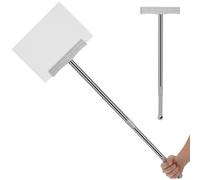 Supporto Telescopico Portatile per Cartello Benvenuto in Acciaio Inox | Supporto Manuale per Tavole e Bandiere, Impugnatura Ergonomica, per Eventi Scolastici e Aree Accoglienza