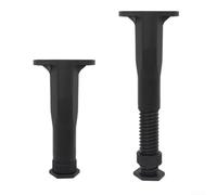 Supporto telescopico regolabile per mobili, in plastica e acciaio, per letto, divano, guardaroba, mobiletto da bagno, personalizzazione in altezza, extra lungo, base esagonale retrattile, maggiore