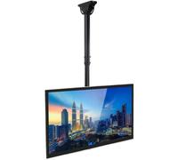 Supporto Telescopico Universale a Soffitto per TV LED LCD 32-55" Nero Regolabile