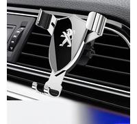 Supporto Telfono da Auto gravità in per Peugeot 308 SW/II/III P51, Auto Bocchette Porta Cellulare d'Aria, Auto Gancio Stabile Porta Cellulare,Silver