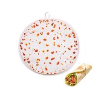 Supporto termico per tortilla - Porta tortilla in tessuto termico resistente al microonde da 30 cm, contenitore termico per pizza pane Naan - per mais farina e taco pizza rotolo casa festa