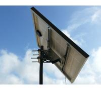 Supporto testapalo pannello solare fotovoltaico 50W max 100W staffa testa palo