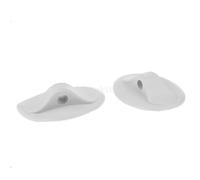 Supporto Toppa della Corda Cima tendalino Accessori del gommone Tender in PVC per la zattera di gommone di Pesca Sportiva Impermeabile della Barca Bianco (Confezione da 2 Pezzi)