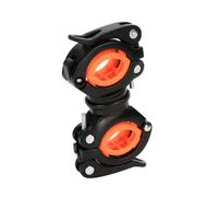Supporto torcia bici Engineering Plastics sgancio per for tubi da 18 a 38 mm