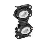 Supporto torcia bici Engineering Plastics sgancio per tubi da 18 a 38 mm