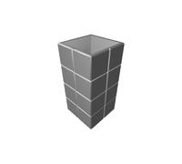 Supporto Torcia per Minecraft Torch Prop Montaggio 25mm Kit Shaft Stampato 3D