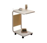 Supporto Torre For Computer, Rack For Stampante A 2 Livelli | Supporto CPU da scrivania con ruote bloccabili a 360°, carico massimo 220 libbre, adatto alla maggior parte(White)
