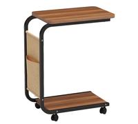 Supporto Tower For Computer Desktop Con Ruote, Carrello CPU Integrato, Ripiano For Stampante E Base Di Stoccaggio, Supporto For Custodia For PC (Color : Brown, S : 45 * 30 * 63cm)