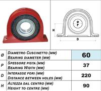 SUPPORTO TRASMISSIONE Ø60 IVECO EUROSTAR TECH EUROTRAKKER - 190 TURBOSTAR KLEIN