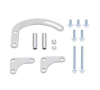 Supporto Trasmissione Per Chevy Small Block Gen V8 5.0L 5.7L 305 327 350 1969-1974 Per SBC Billet Pompa Del Servosterzo Pompa Dell'acqua Lunga Regolabile Supporti Sostegni Motore