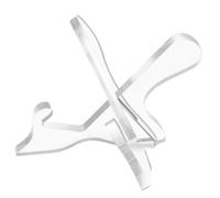 Supporto trasparente per libri di cucina, mensola portatile trasparente, supporto portatile, per casa, famiglia, amici, cucina, lavoro, biblioteca, scuola, museo