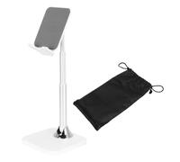 Supporto treppiede in metallo per cellulare, adatto alla maggior parte degli smartphone e tablet, con materiale in lega di alta qualità e protezione