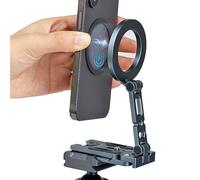 Supporto Treppiede Magnetico Per Telefono | Supporto Piegevole Per Cellulare Da Scrivania,Bracket Regolabile per Camera da Palestra Campeggio Riprese Spiaggia Avventure All'aperto Vlogging