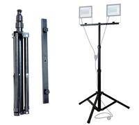 Supporto Treppiede per Fari Proiettori LED Altezza Regolabile MAX 2MT Da Esterno