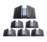 Supporto triangolare per recinzioni per animali domestici - Stabilizzatore per barriera per cani 6 pezzi, protezioni per fermaporta da pavimento per parco | Base di sicurezza per enf