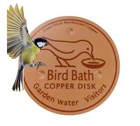 Supporto triplo punto 20 x 20 x 2 cm | Disco per bagno di uccelli - Accessori per mangiatoie detergenti Disco di purificazione | Chiarificatore blocco minerale ciotola d'acqua, dolcetto per prato