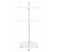 Techly Supporto a Pavimento Trolley TV LCD/LED/Plasma 32-70'' Bianco