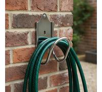 Supporto Tubo da Giardino Acciaio Inox 304 Appenditubo da Parete Antiruggine
