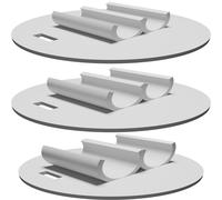 Supporto Tubo per Pannello Forato Wall Control - Organizer Garage Regolabile