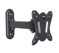 Supporto TV 13-30 pollici, Compatibile Vesa 75 e 100 Inclinazione alto e basso. Portata max 20 kg nero