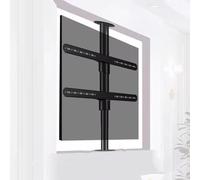 Supporto TV a 360 gradi con movimento completo - Supporto regolabile inclinabile e girevole per TV LCD Telaio da pavimento mobile con staffa da parete per una migliore esperienza visiva