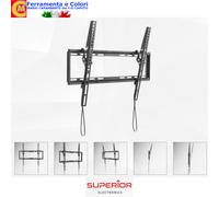 Supporto TV a Muro Fisso 32 - 55 Pollici Extra Slim Porta TV Parete Icnlinazione