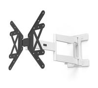 Hama Supporto da parete per TV orientabile, inclinabile, braccio lungo (supporto da parete per TV 32-65 pollici, VESA 100 x 100 fino a VESA 400 x 400, fino a 50 kg, staffa estensibile, con tasselli