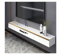 Supporto TV a parete per console TV galleggiante con console multimediale per lettore DVD elegante mensola da parete per soggiorno design salvaspazio