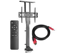 Supporto TV a pavimento elettrico 37-65 pollici 50 kg con telecomando cavo HDMI