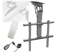 Supporto TV a soffitto motorizzato con telecomando, misura universale per TV LCD/LED, migliora l'esperienza visiva in qualsiasi stanza