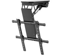 Supporto TV A Soffitto Motorizzato, Sollevatore TV Motorizzato Adatto A TV 50-90 IH, Sistema di Rilevamento delle Collisioni Ti-collisione Integrato