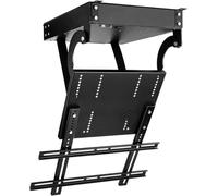 Supporto TV a soffitto, supporto TV elettrico a so Electric Adjustable Angle Ceiling TV Mount Bracket, Electric TV Lift, Remote Control Large Flip Down Motorized Pitched Roof(7085in TV)(2632in TV)