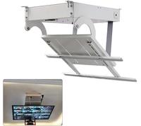 Supporto TV a soffitto, supporto TV elettrico a so Electric Electric Adjustable Angle Ceiling TV Mount Bracket, Remote Control Large Flip Down Motorized Pitched Roof(70-85in TV)(26-32in TV)