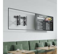 Aisens Supporto Videowall Livellabile e Funzione Pop-out per TV 37-70" Vesa 600x400 Max 45kg Nero