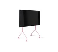 Supporto TV Alto A Forma Moon con Piedistallo, Bubble Gum