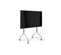 Supporto TV Alto A Forma Moon con Piedistallo, Verde Muschio