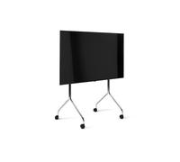 Supporto TV Alto A Rotelle Pedestal Moon Cromo