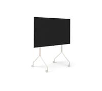 Supporto TV Alto A Rotelle Pedestal Moon Pearl